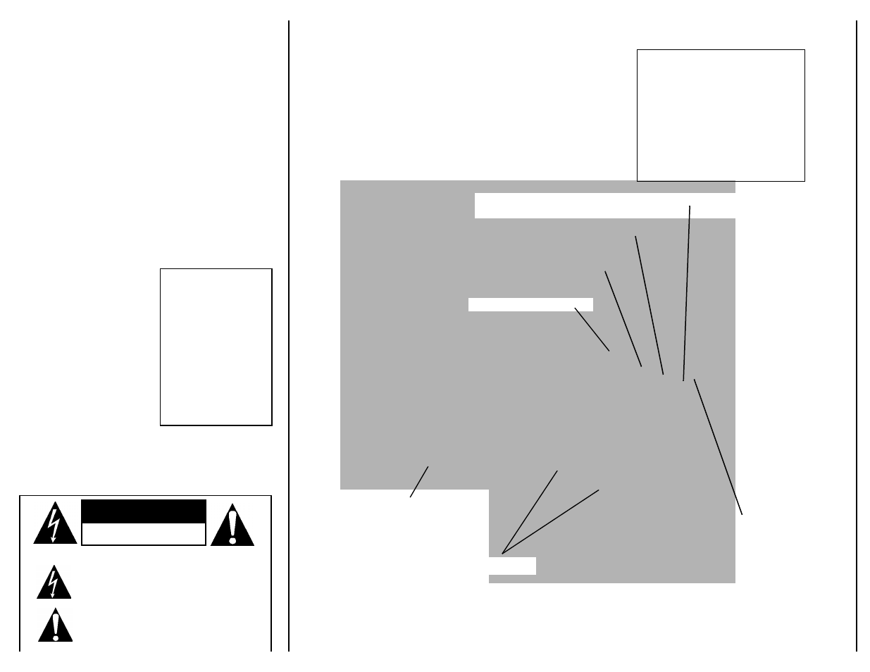 Caution, Using the phone mounting the phone | Radio Shack ET-205 User Manual | Page 2 / 2