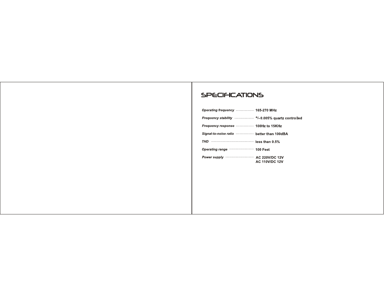 Radio Shack PGW170 User Manual | Page 4 / 4