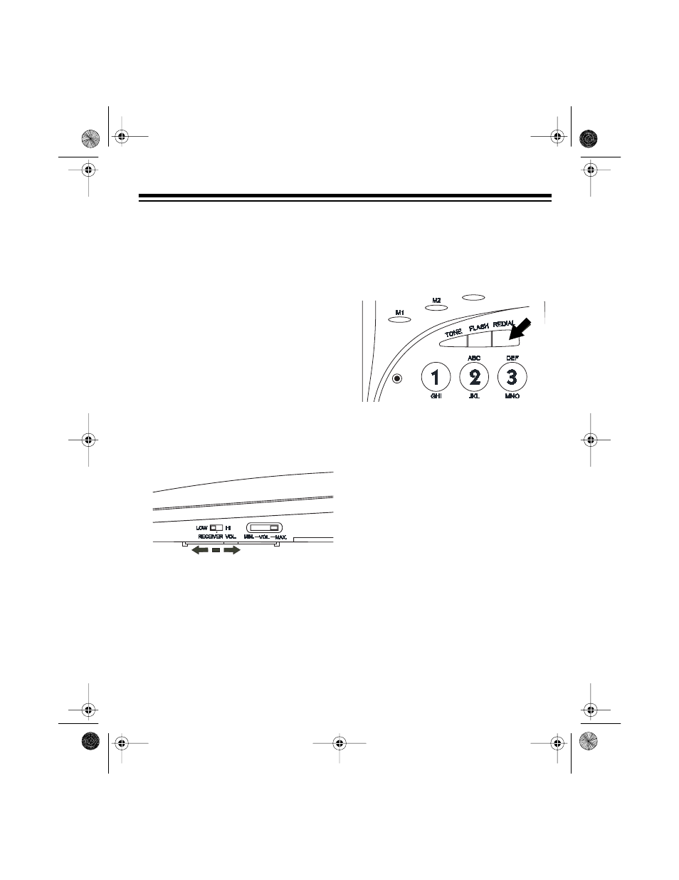 Telephone operation, Setting the handset volume, Using redial | Radio Shack TAD-1026 User Manual | Page 13 / 32