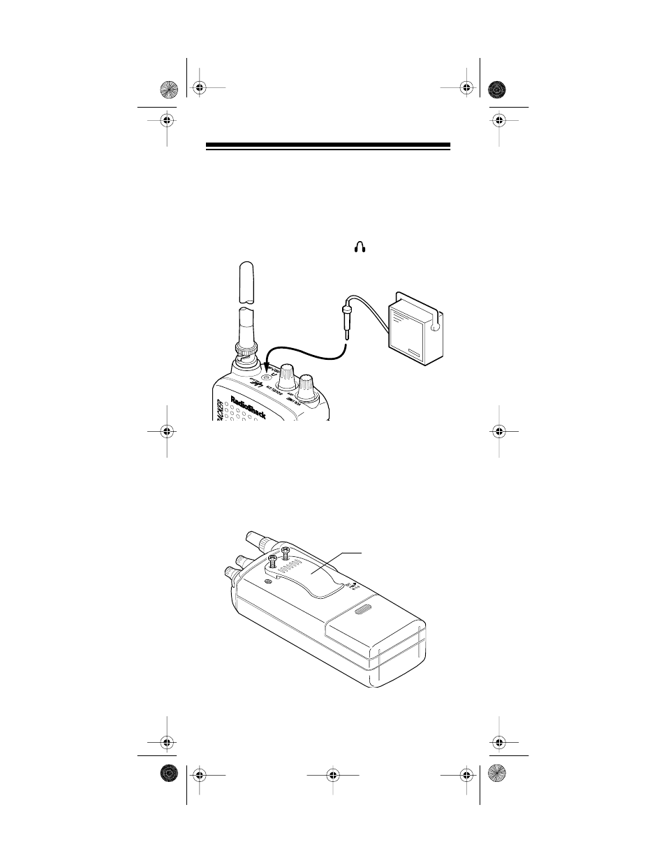 Connecting an extension speaker, Attaching the belt clip | Radio Shack PRO-90 User Manual | Page 14 / 64