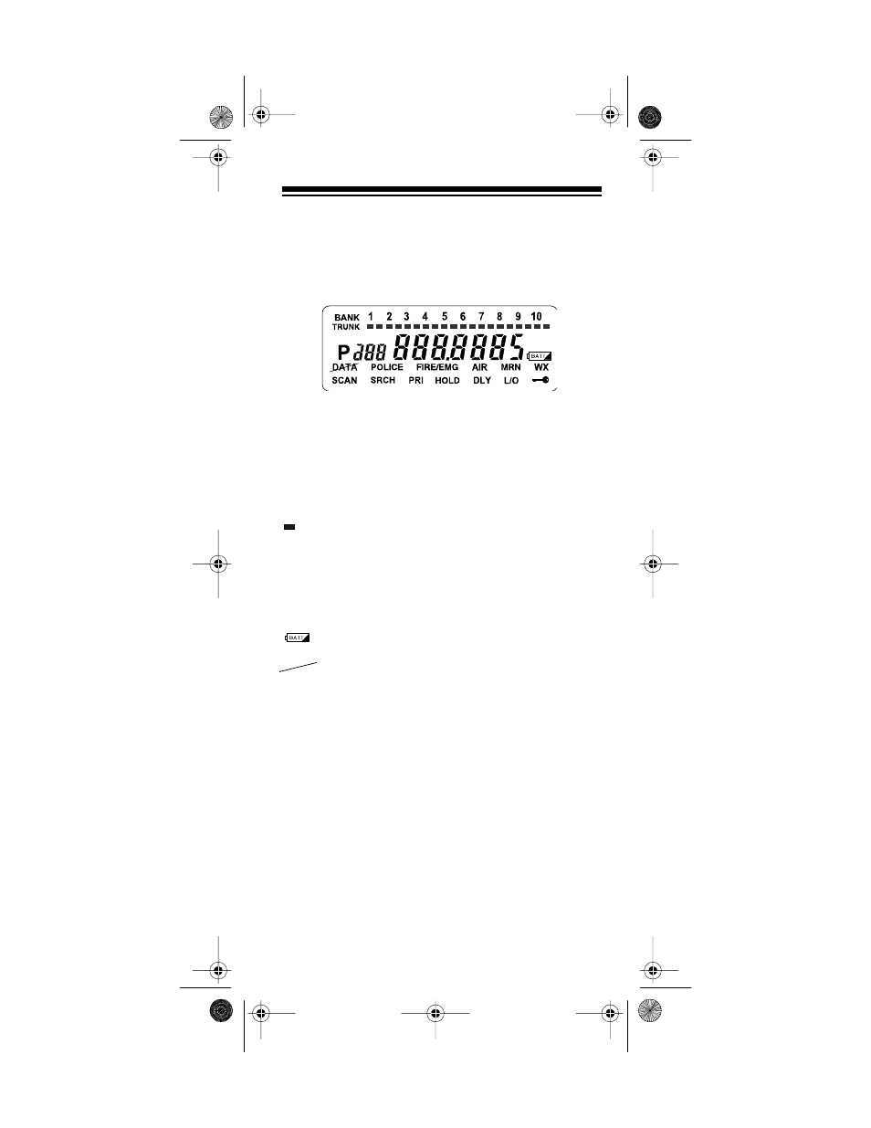 A look at the display | Radio Shack PRO-90 User Manual | Page 17 / 64