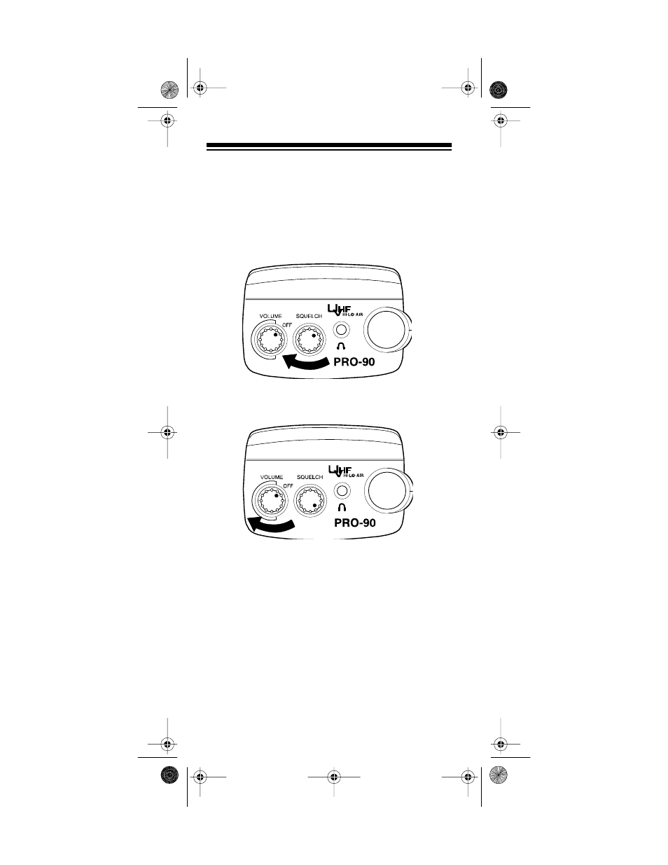 Operation, Turning on the scanner and setting squelch | Radio Shack PRO-90 User Manual | Page 20 / 64