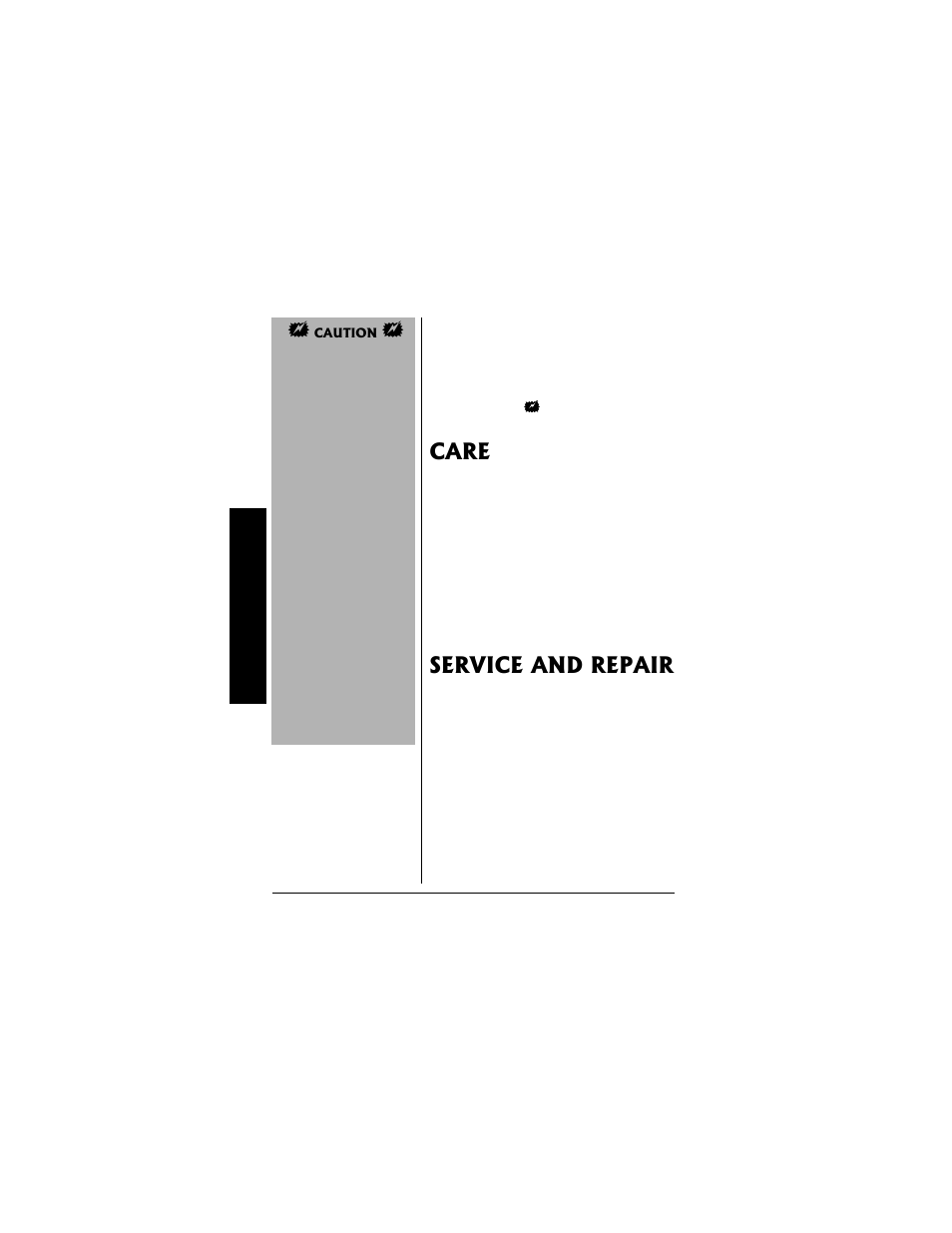 Care service and repair | Radio Shack 273-1687 User Manual | Page 10 / 24