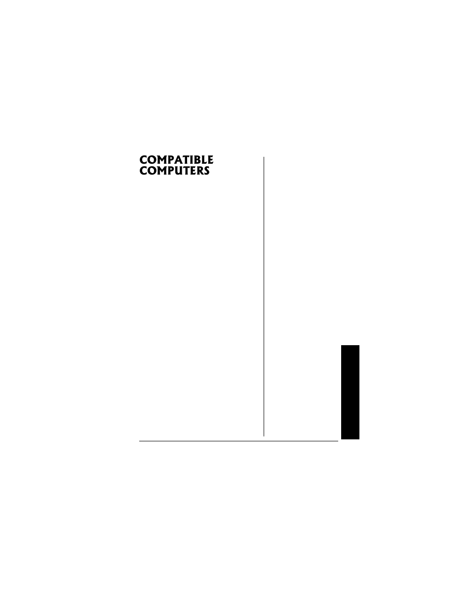 Compatible computers | Radio Shack 273-1687 User Manual | Page 11 / 24
