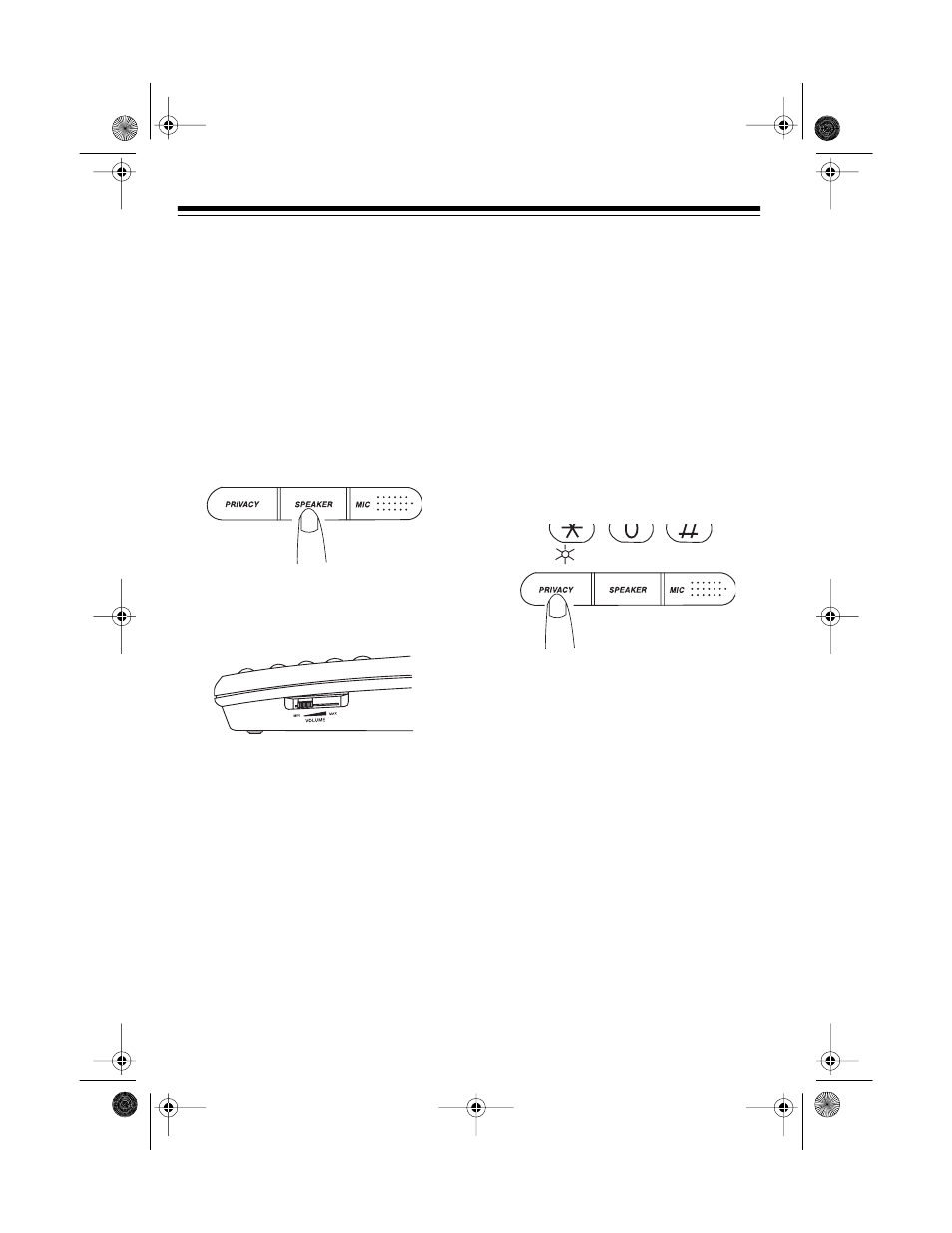 Operation, Using the speakerphone, Using privacy | Using redial | Radio Shack ET-148 User Manual | Page 10 / 16