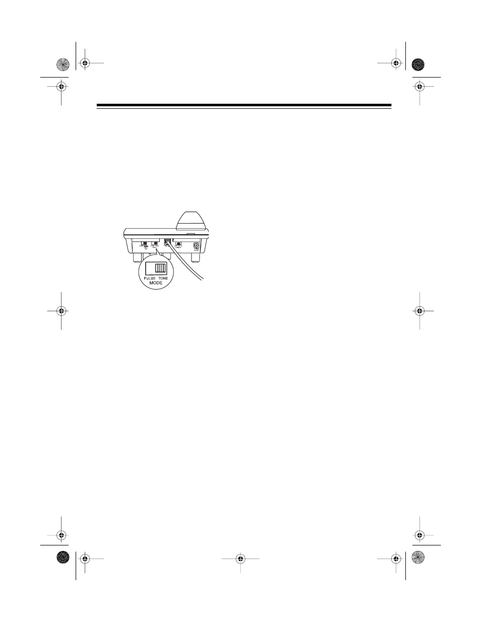 Setting the dialing mode, Setting the ringer switch | Radio Shack ET-148 User Manual | Page 9 / 16