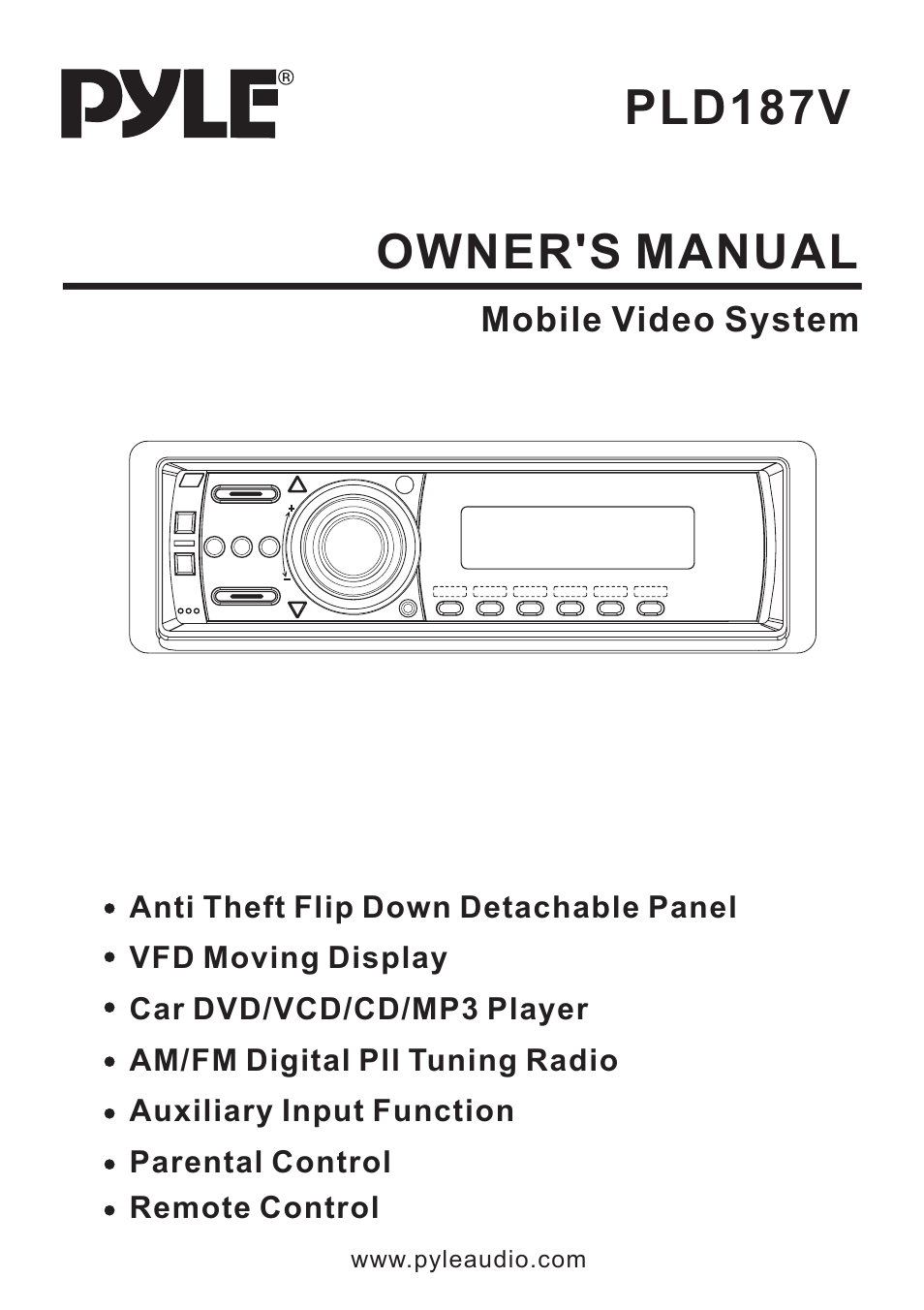 Radio Shack PLD187V User Manual | 24 pages