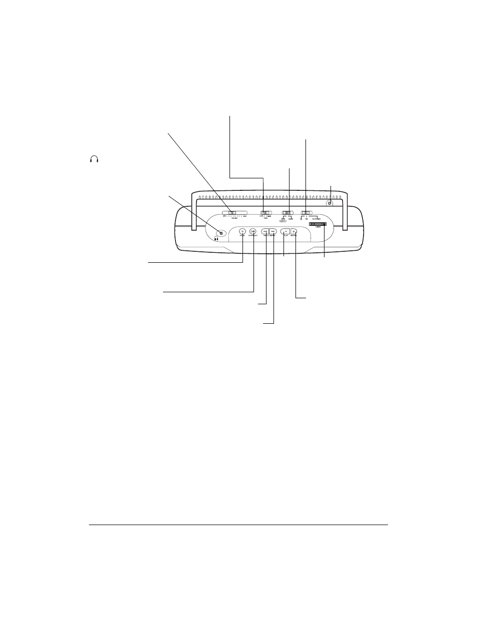 Using the radio loading a cassette tape, Using the radio, Loading a cassette tape | Radio Shack SCR-65 User Manual | Page 4 / 7