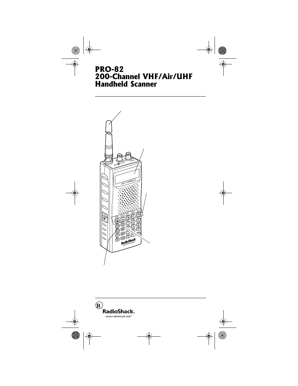 Radio Shack PRO-82 User Manual | 56 pages