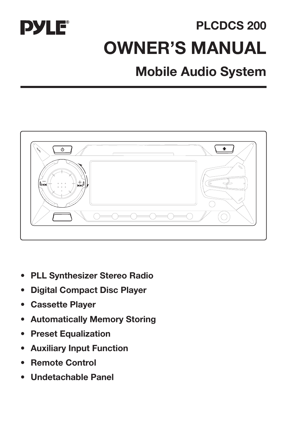 Radio Shack PLCDCS 200 User Manual | 12 pages