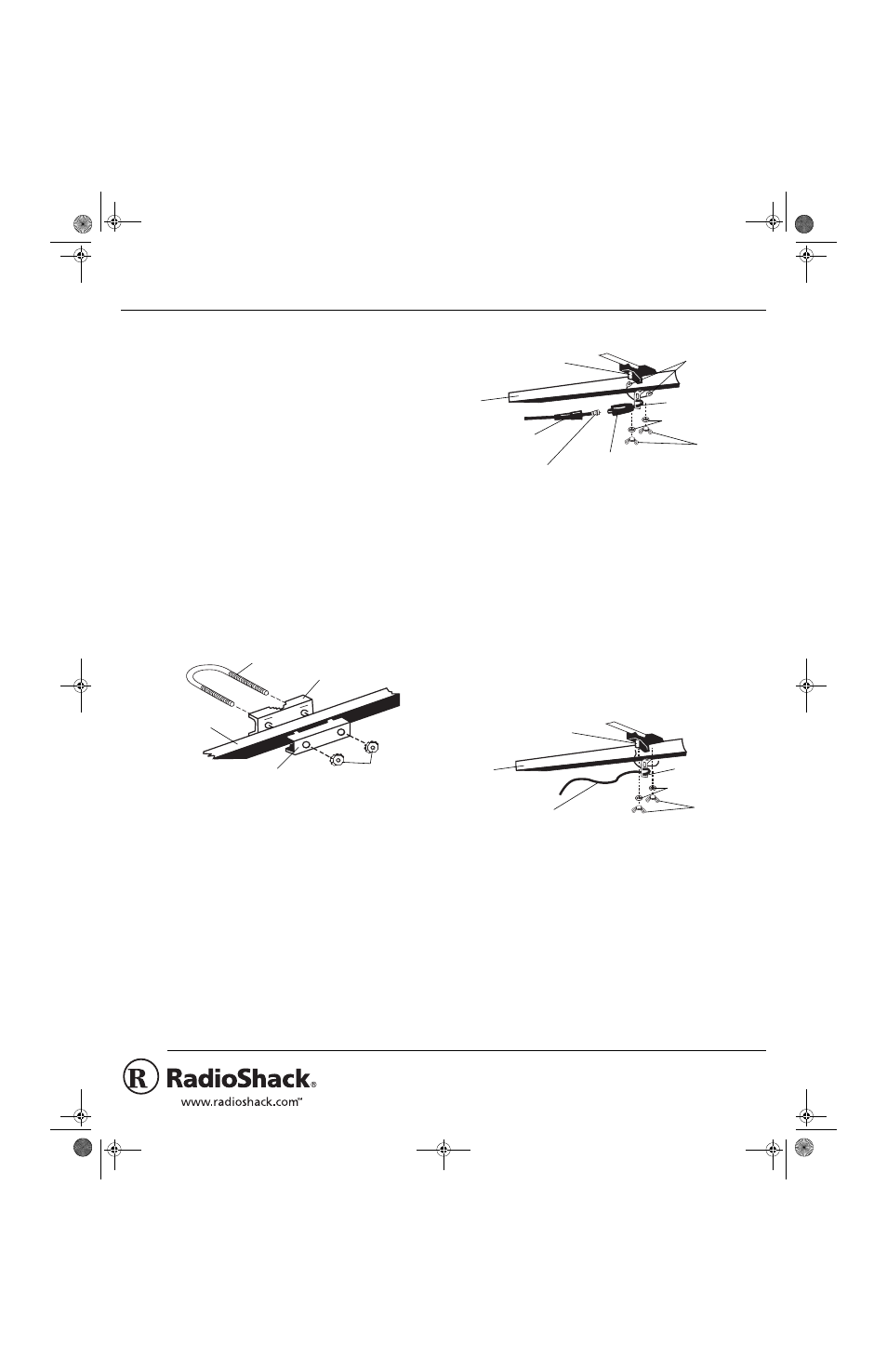 Radio Shack Radio Antenna User Manual | 4 pages