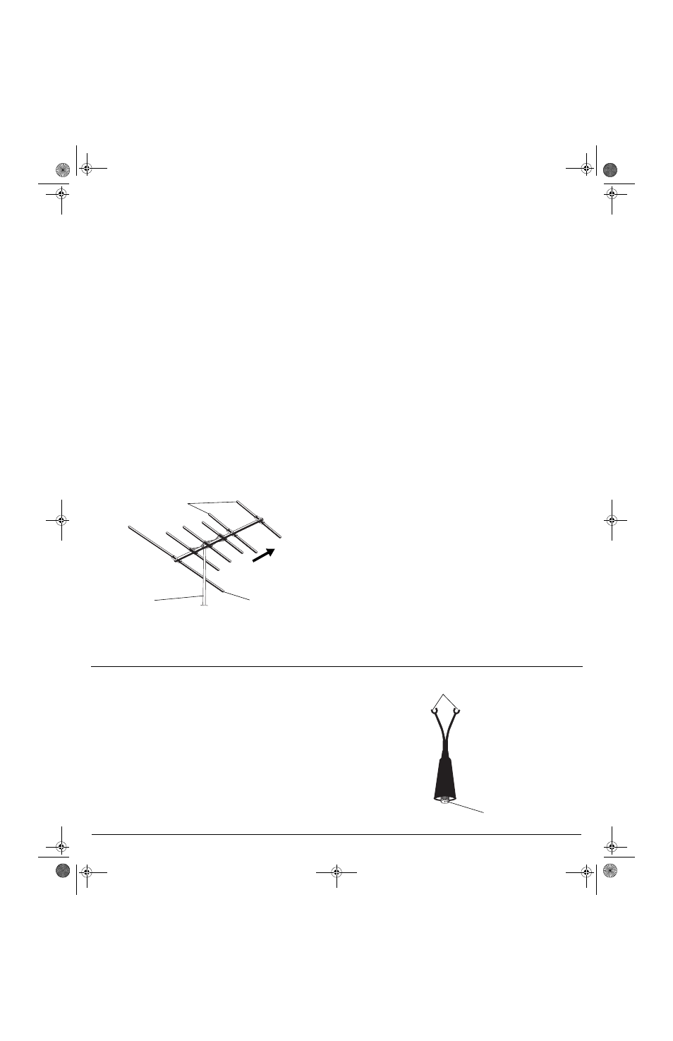 Unfolding the antenna’s elements, Attaching to the mast, Routing the cable to your fm receiver | Connecting to your fm receiver | Radio Shack Radio Antenna User Manual | Page 2 / 4