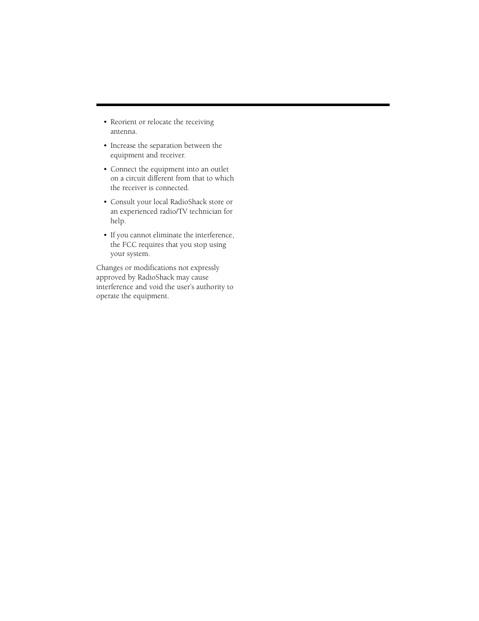 Radio Shack Speaker User Manual | Page 9 / 12