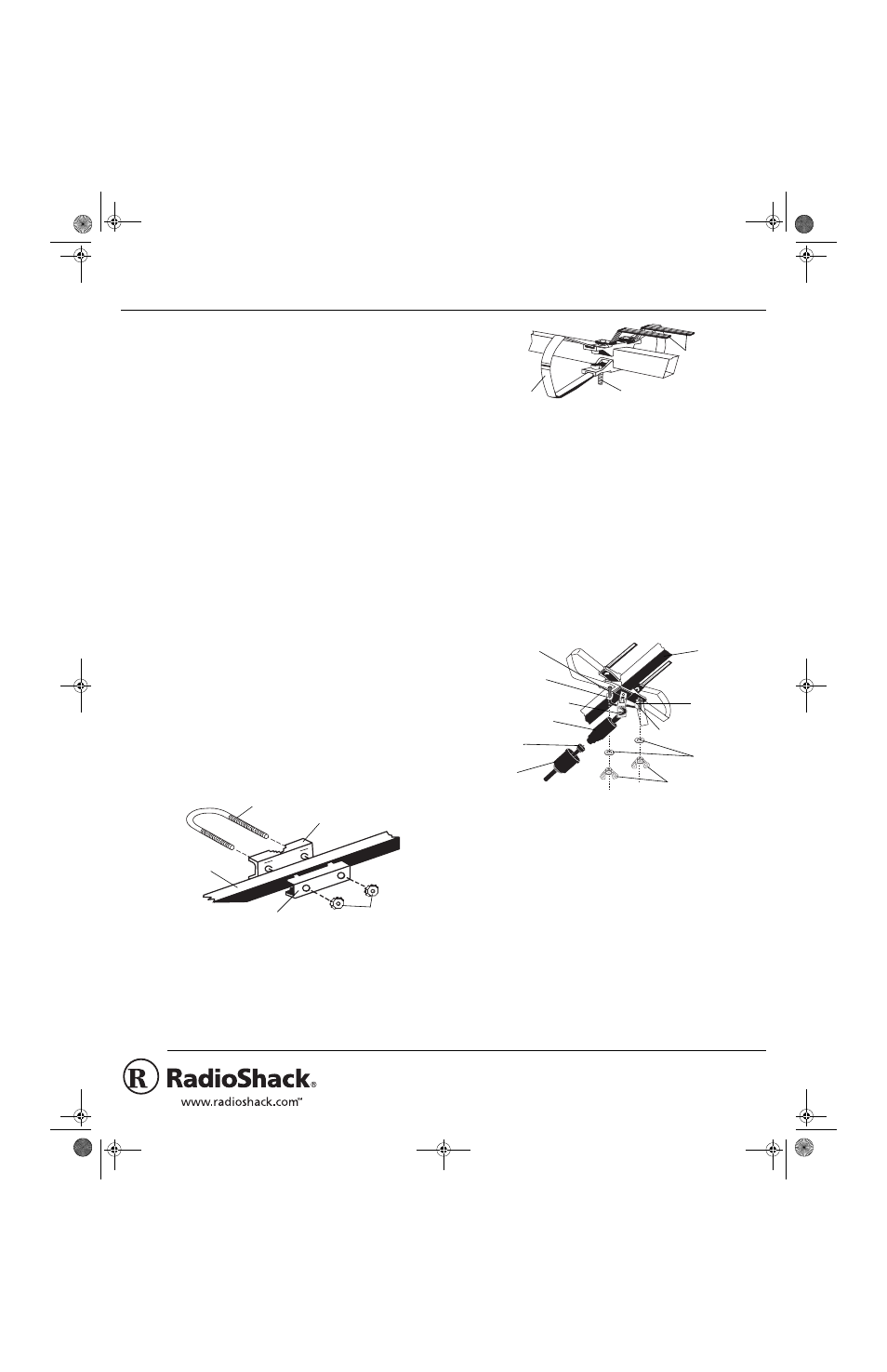 Radio Shack VU-110XR User Manual | 4 pages
