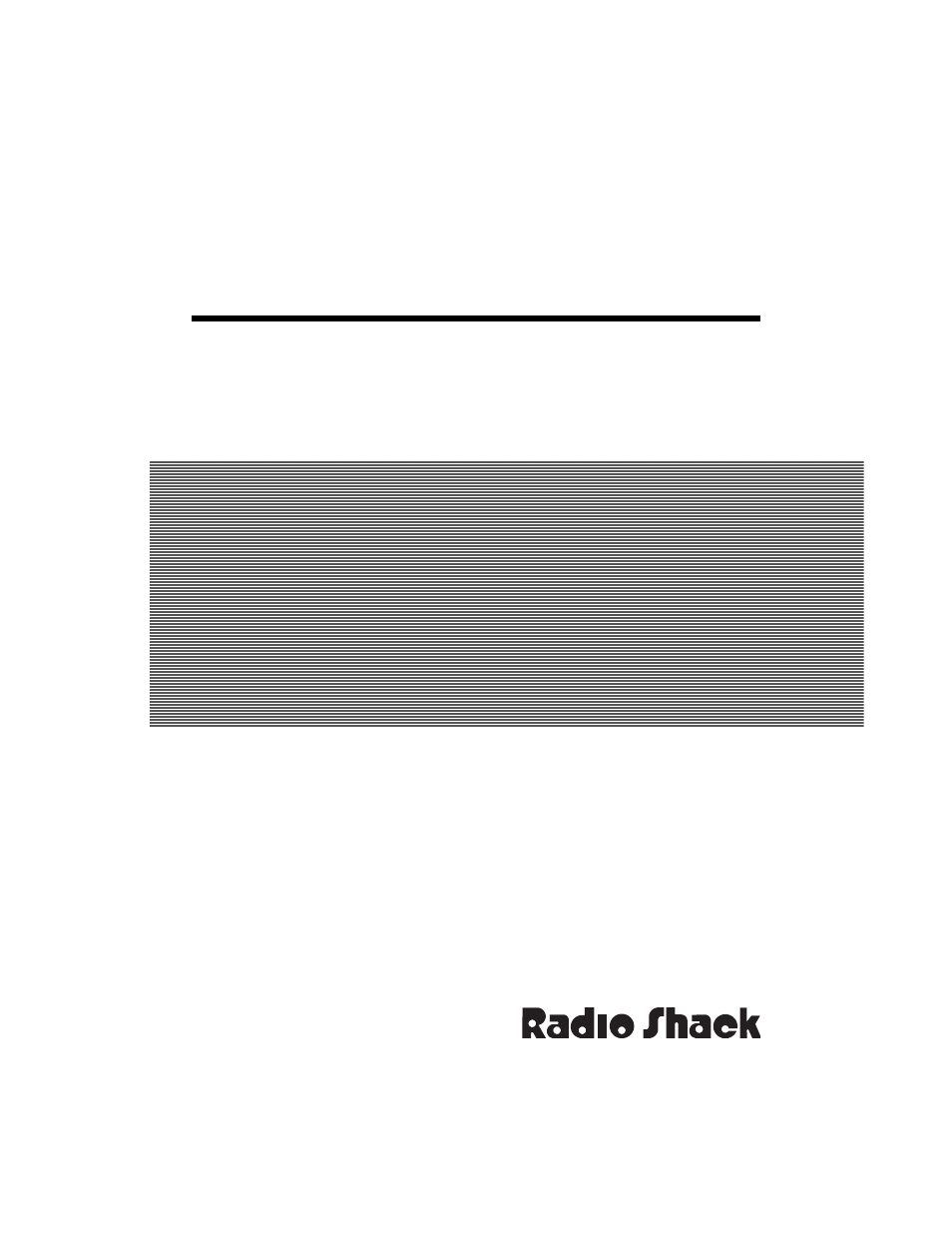 Radio Shack HTX-242 User Manual | 48 pages