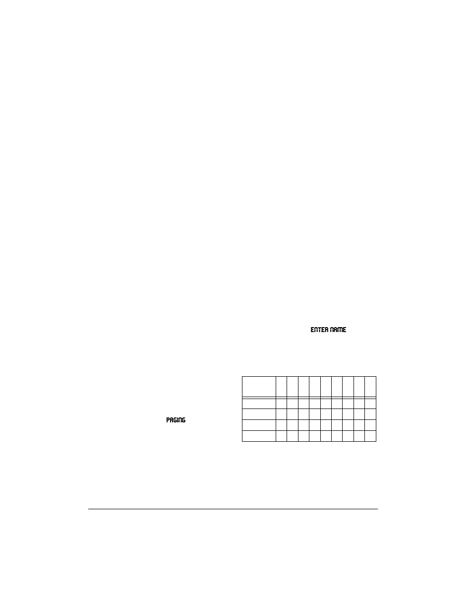 Storing a number in memory, Storing your area code, Using a headset | Using page/find | Radio Shack ET-3504 User Manual | Page 10 / 16