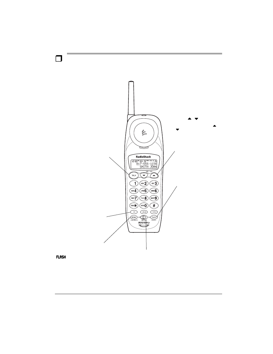 Operation, A quick look at the handset | Radio Shack ET-3504 User Manual | Page 9 / 16