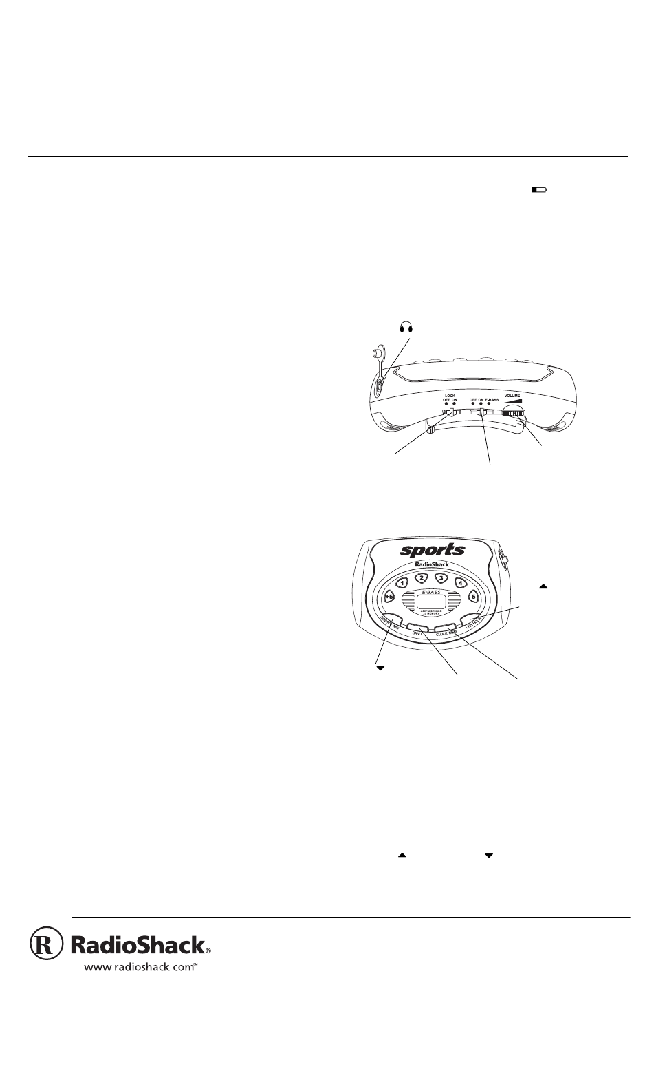 Radio Shack 12-807 User Manual | 2 pages