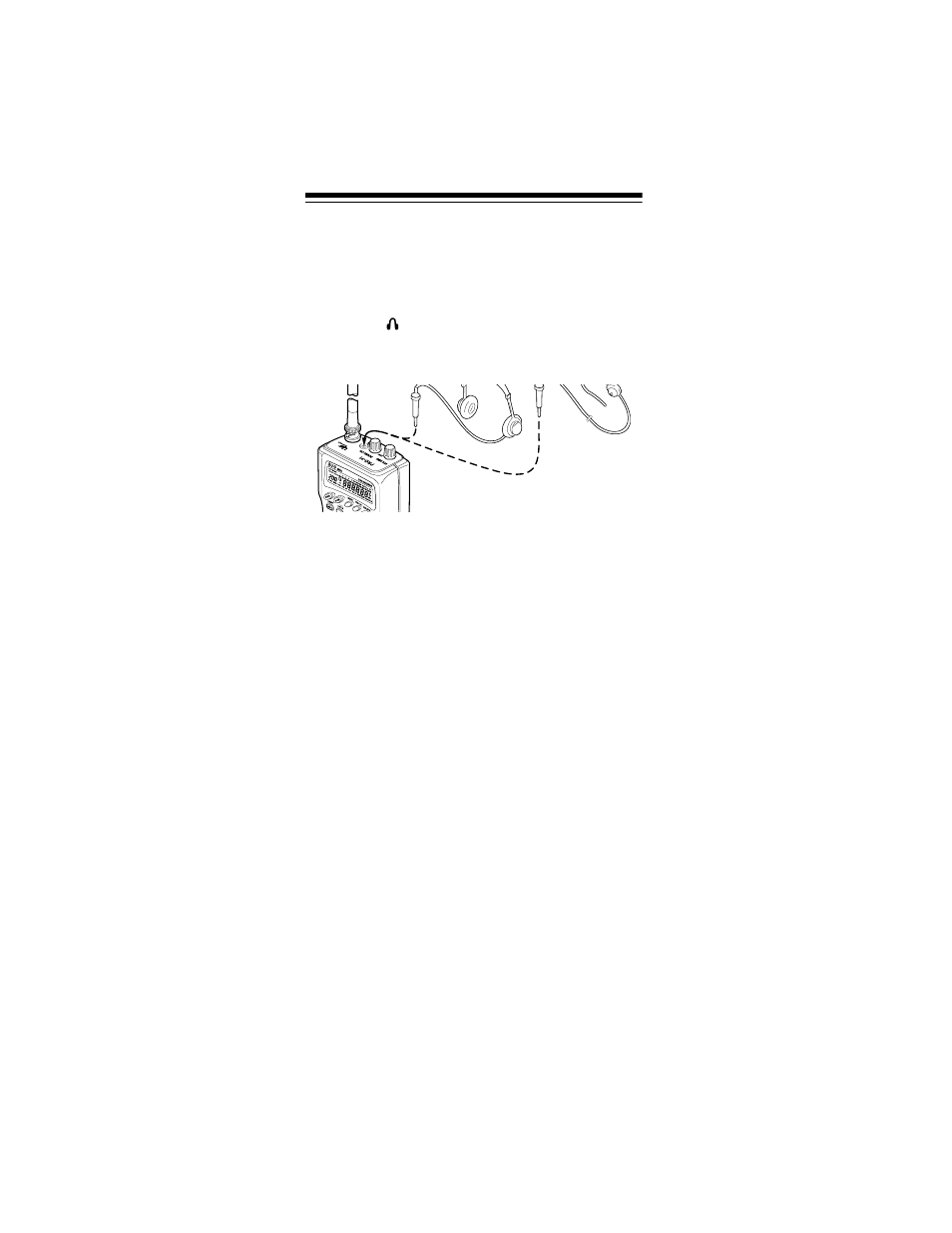 Connecting an earphone/ headphones | Radio Shack HANDHELD TRUNKING 20-521 User Manual | Page 16 / 72