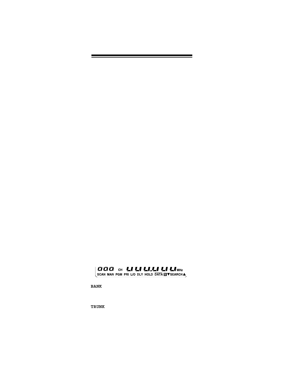 A look at the display | Radio Shack HANDHELD TRUNKING 20-521 User Manual | Page 20 / 72