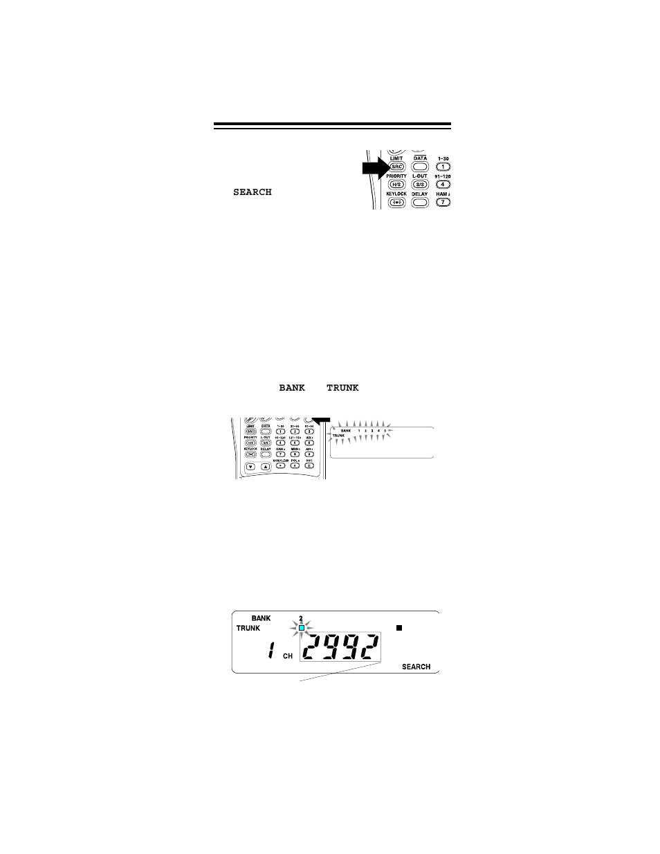 Scanning a trunked bank | Radio Shack HANDHELD TRUNKING 20-521 User Manual | Page 43 / 72