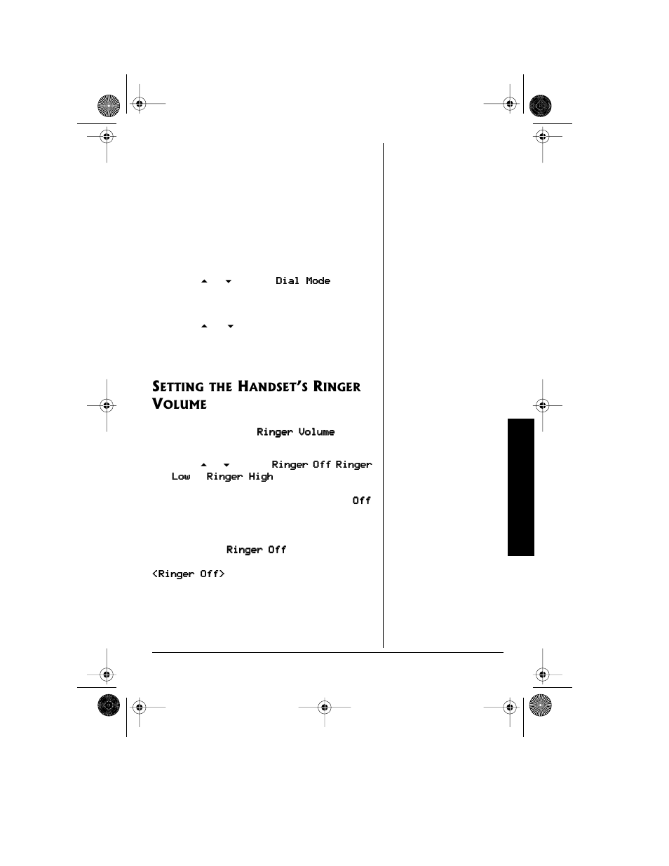 Setting the handset’s ringer volume | Radio Shack 43-3815/43-3898 User Manual | Page 11 / 48