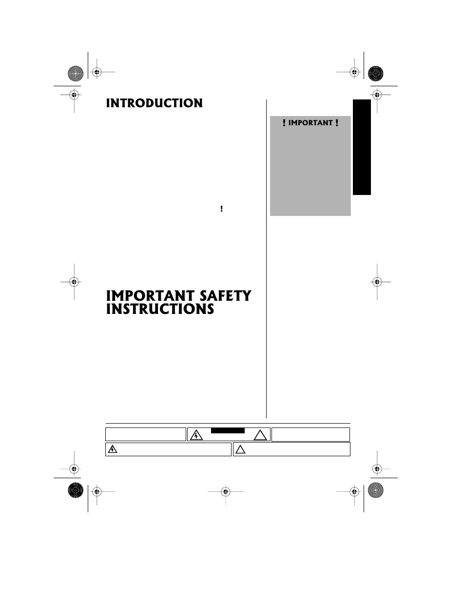 Introduction important safety instructions, Important safety instructions, Introduction | Radio Shack 43-3815/43-3898 User Manual | Page 3 / 48