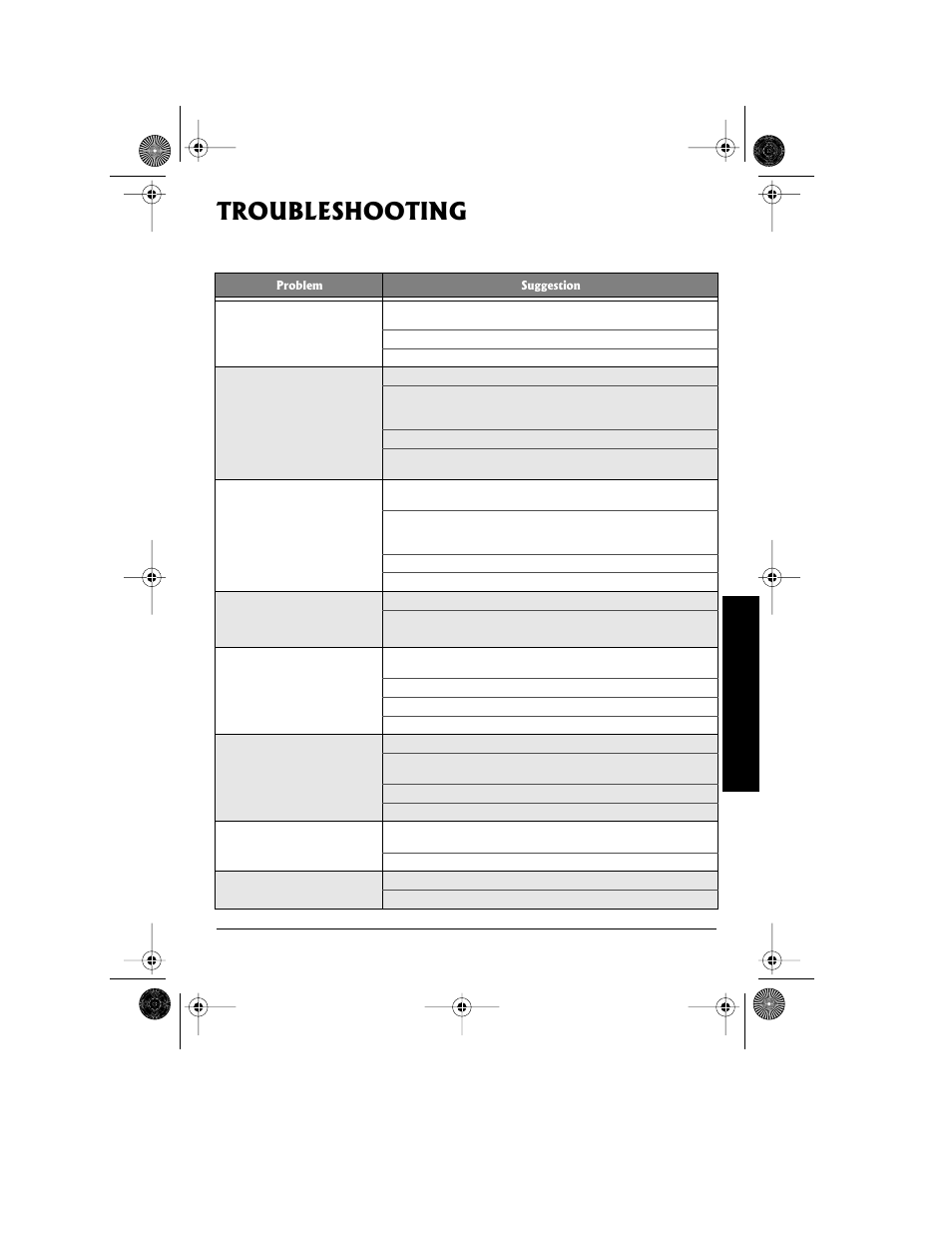 Troubleshooting | Radio Shack 43-3815/43-3898 User Manual | Page 47 / 48