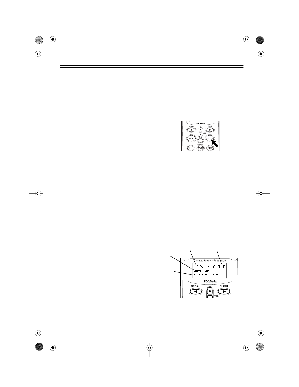 Caller id operation, Reviewing caller id records | Radio Shack TAD -797 User Manual | Page 25 / 40