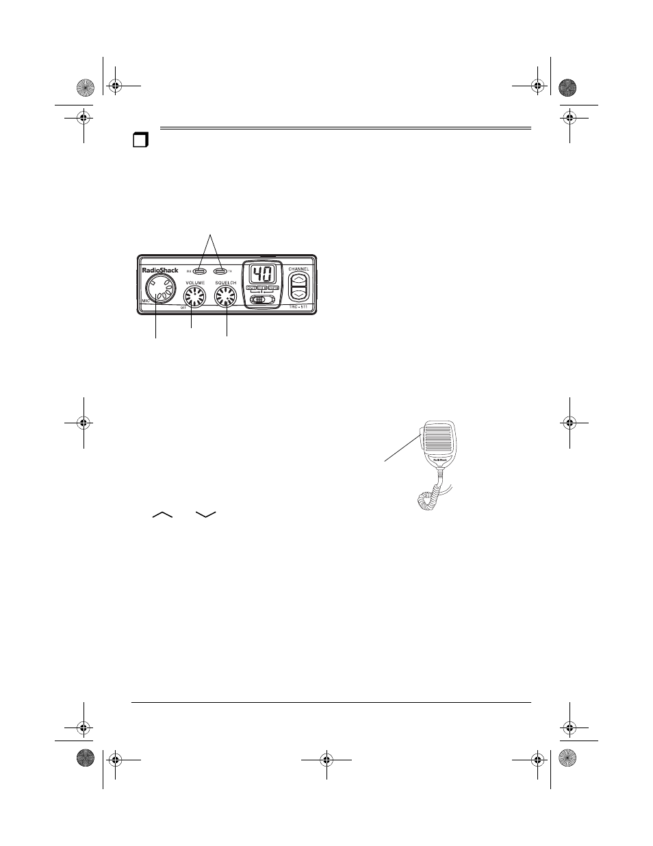 Operation, Receiving transmissions and adjusting squelch, Transmitting | Selecting an emergency channel | Radio Shack TRC-511 User Manual | Page 9 / 16