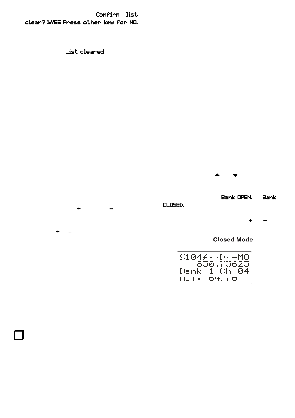 Open and closed modes, Changing the open/closed mode, A general guide to frequencies | Us weather frequencies in mhz | Radio Shack PRO-2053 User Manual | Page 38 / 56