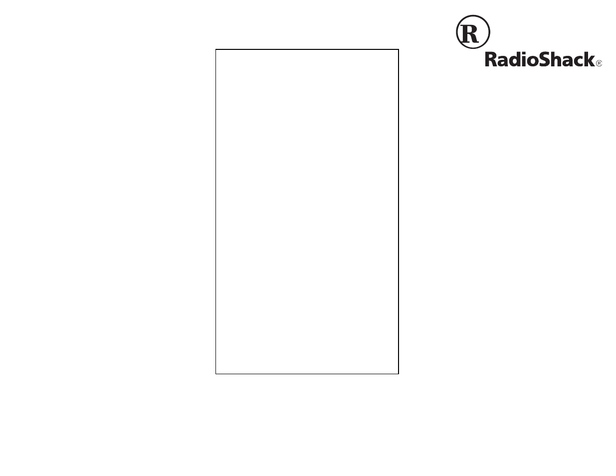 Radio Shack ET-273 User Manual | 2 pages