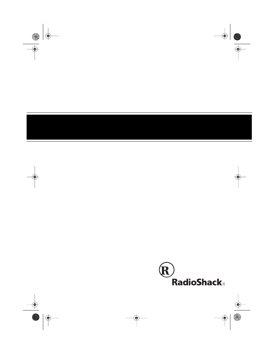 Radio Shack TAD-795 User Manual | 20 pages