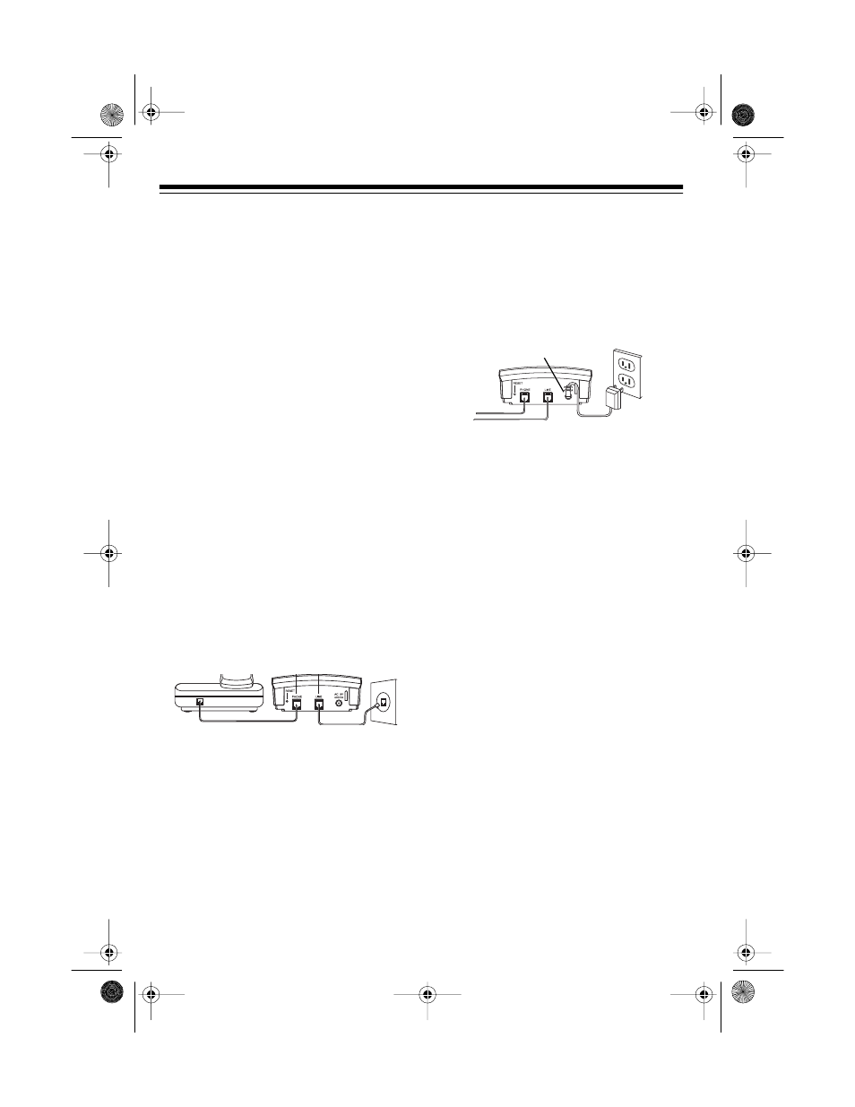 Preparation, Connecting to the telephone line, Connecting the ac adapter | Radio Shack TAD-795 User Manual | Page 6 / 20