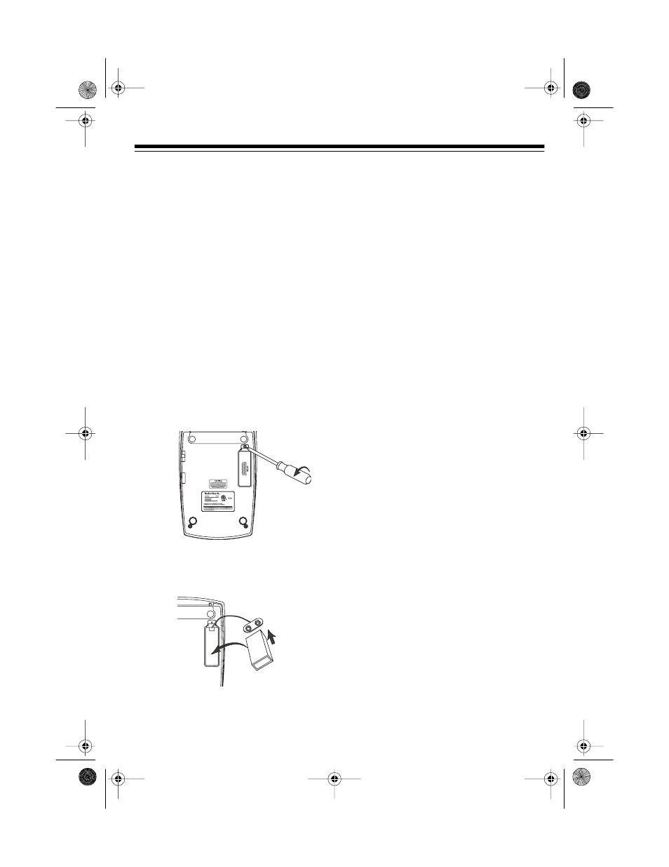 Installing a backup battery, Setting the day and time | Radio Shack TAD-795 User Manual | Page 7 / 20