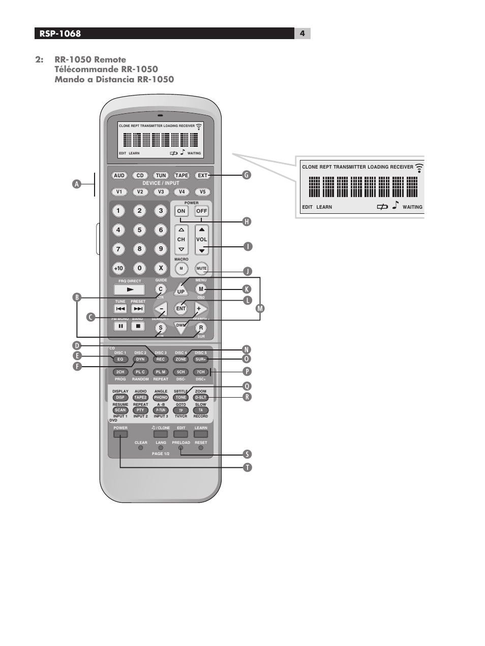 Rsp-1068 | ROTEL RSP-1068 User Manual | Page 4 / 106