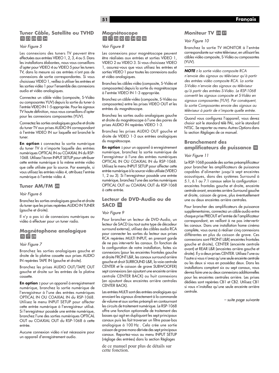 E[fkl, Etfgkl | ROTEL RSP-1068 User Manual | Page 51 / 106