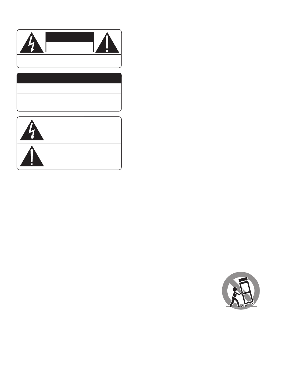 Caution | ROTEL CD Multi-Disc Changer RCC-955 User Manual | Page 2 / 16