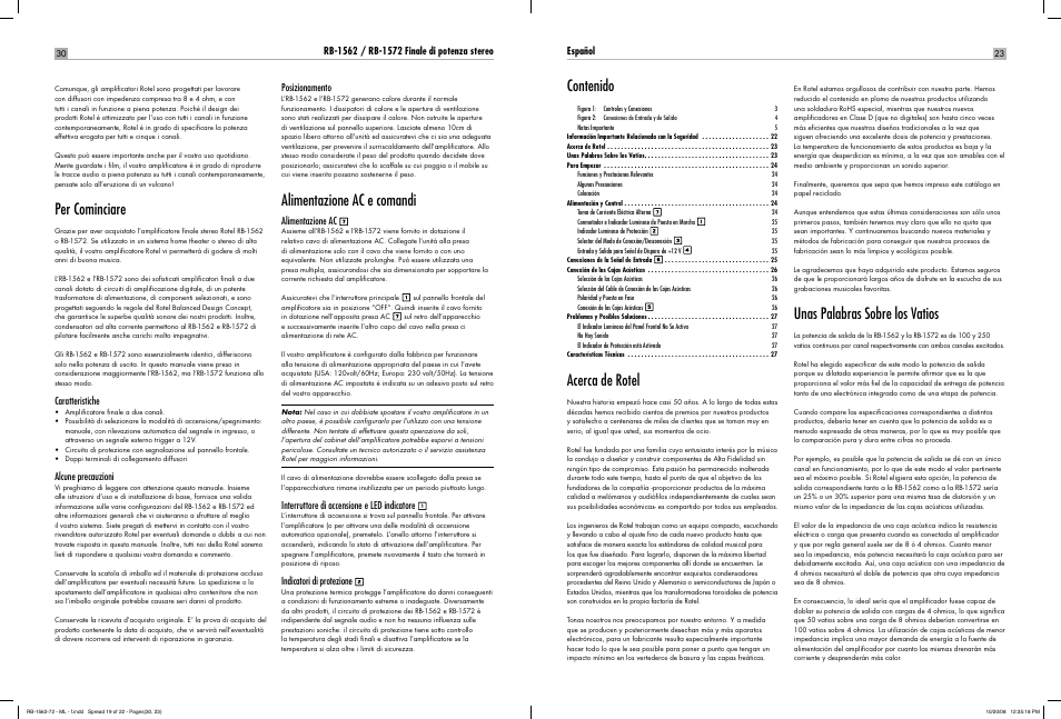 ROTEL RB-1572 User Manual | Page 21 / 48