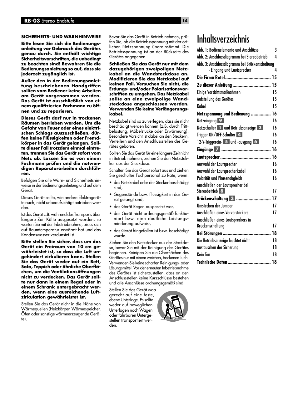ROTEL RB-03 User Manual | Page 14 / 40