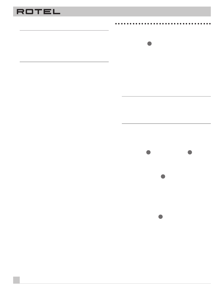 Ac power and control | ROTEL RA-932 User Manual | Page 6 / 10