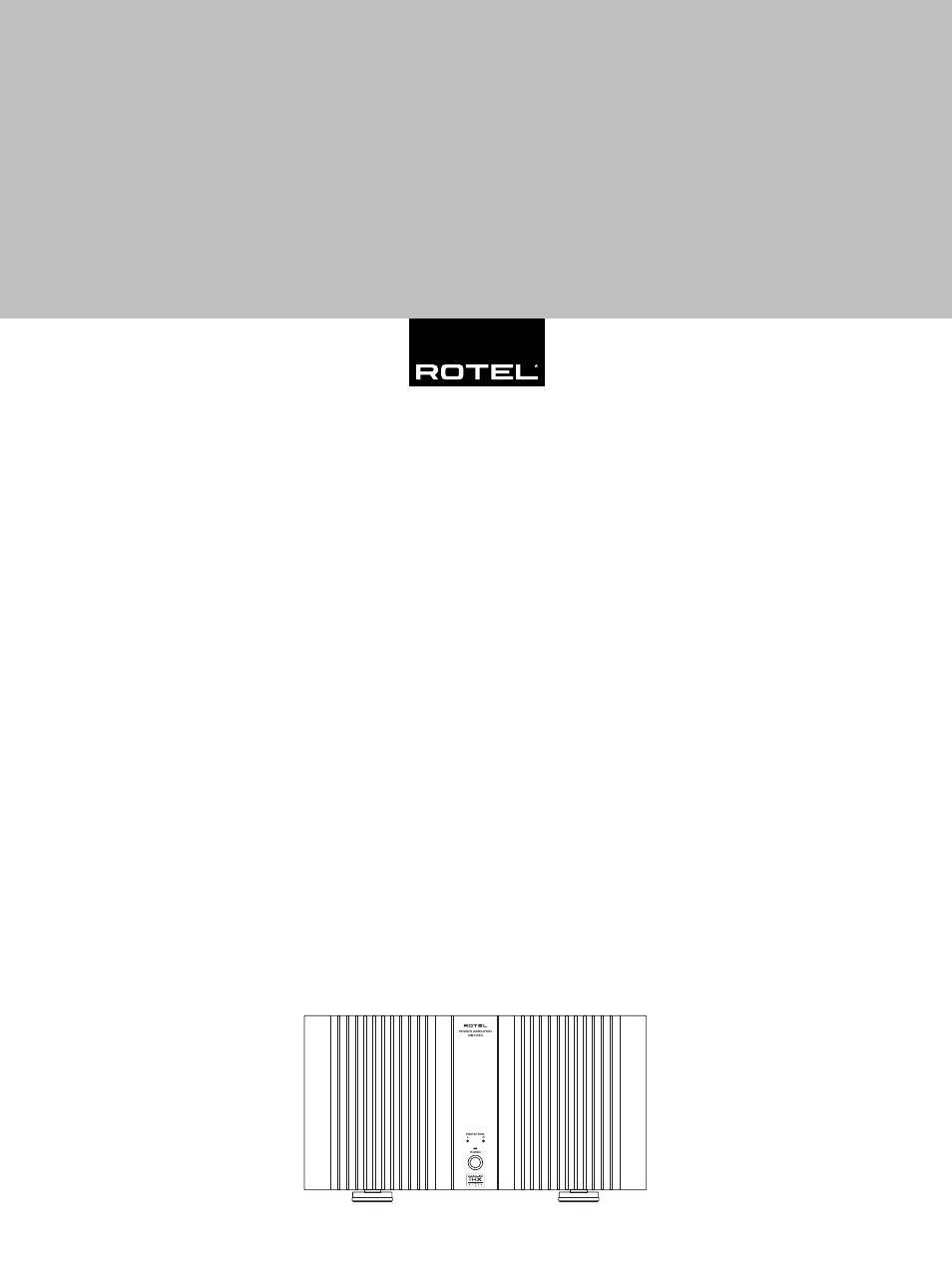 ROTEL RB1090 User Manual | 36 pages