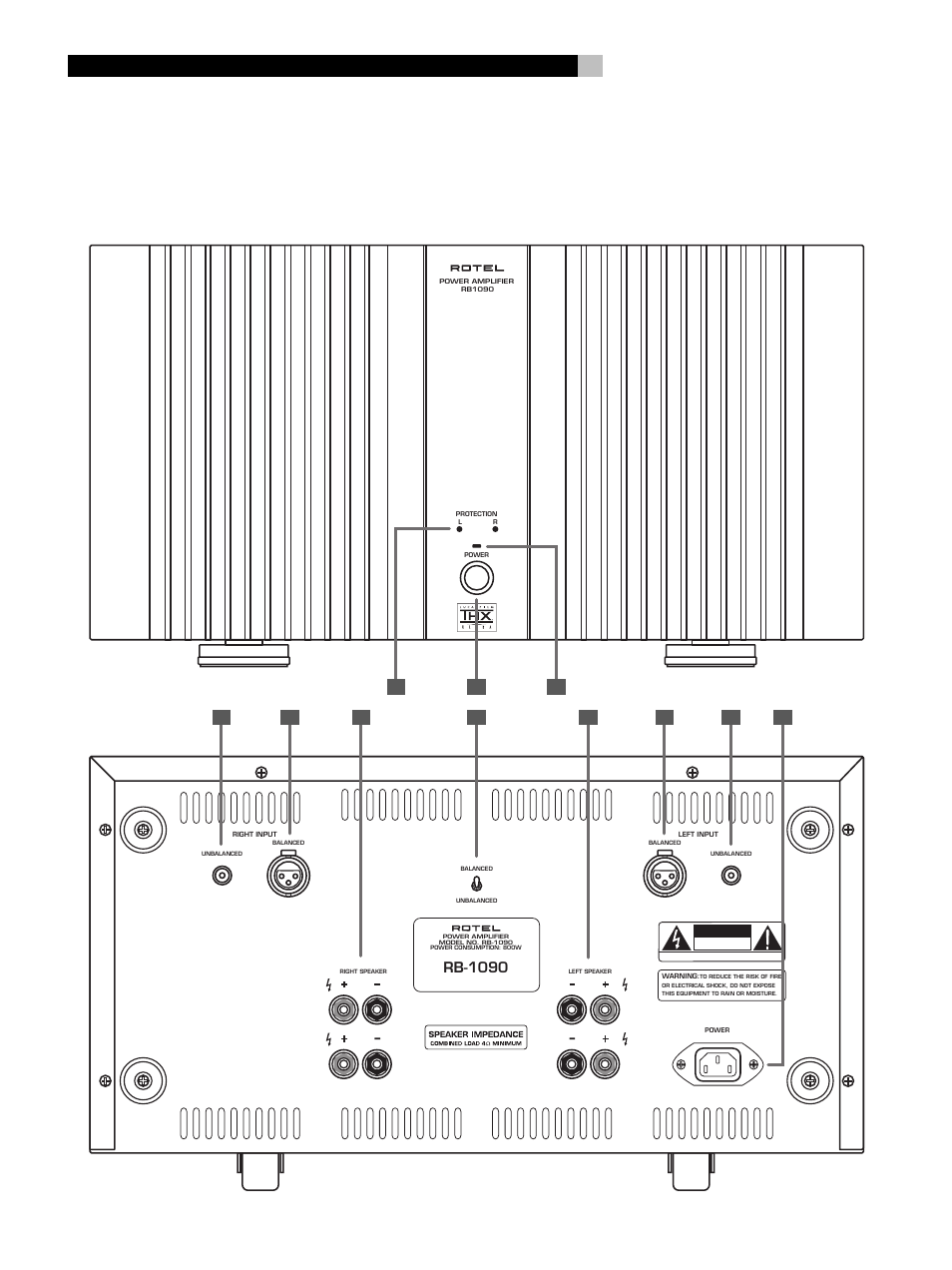 Rb-1090 | ROTEL RB1090 User Manual | Page 2 / 36