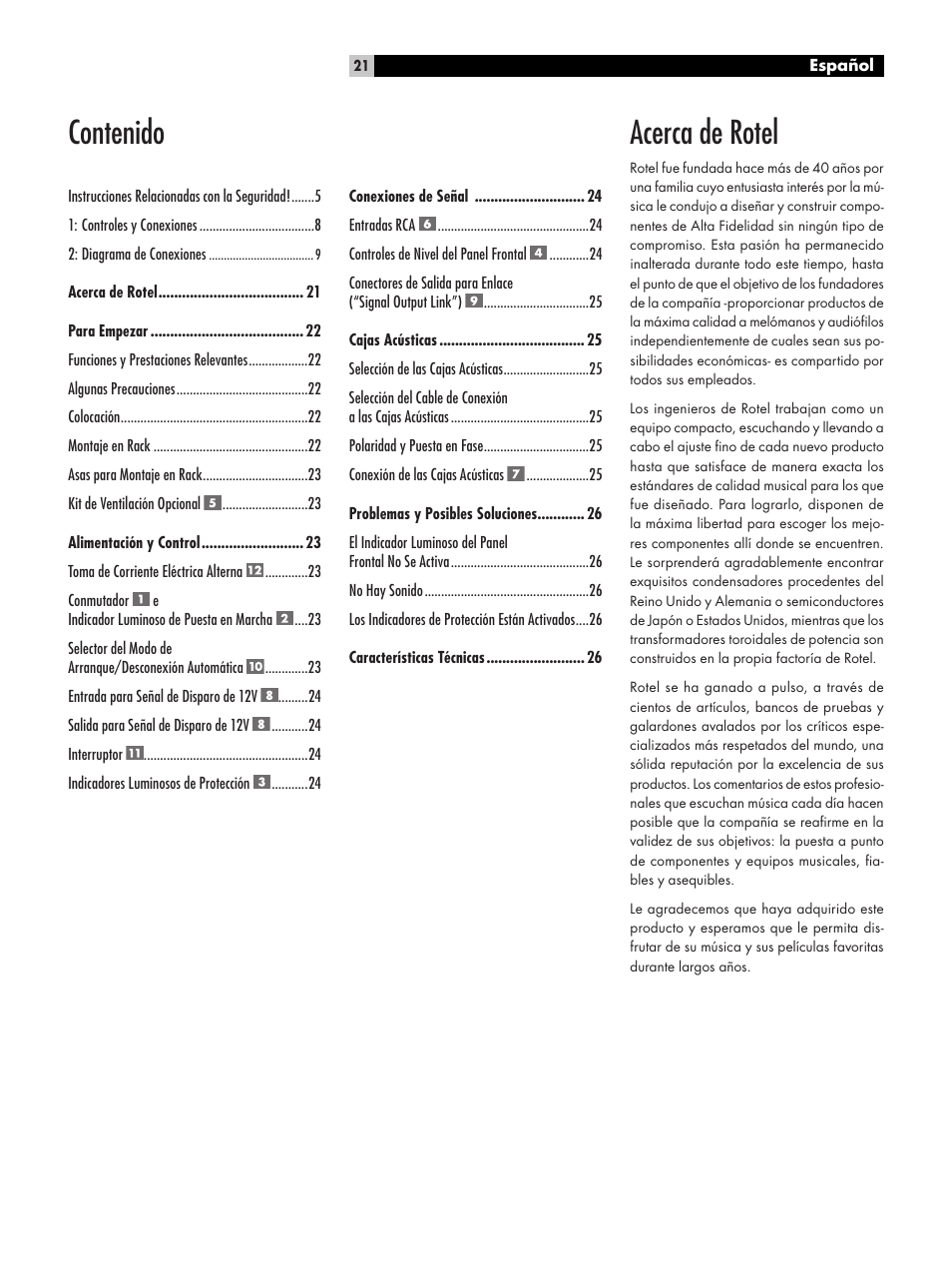 ROTEL RKB-250 User Manual | Page 21 / 56