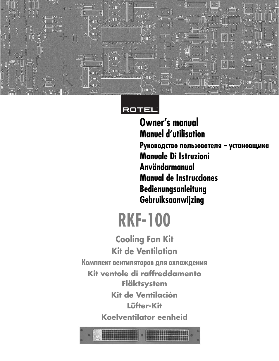 ROTEL RKF-100 User Manual | 26 pages