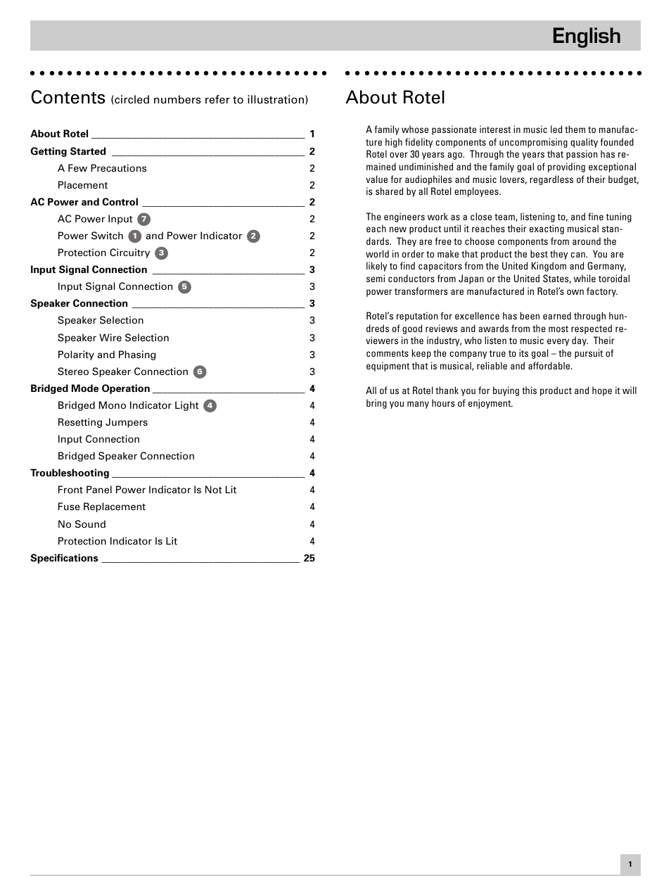 ROTEL RB-981 User Manual | Page 5 / 30