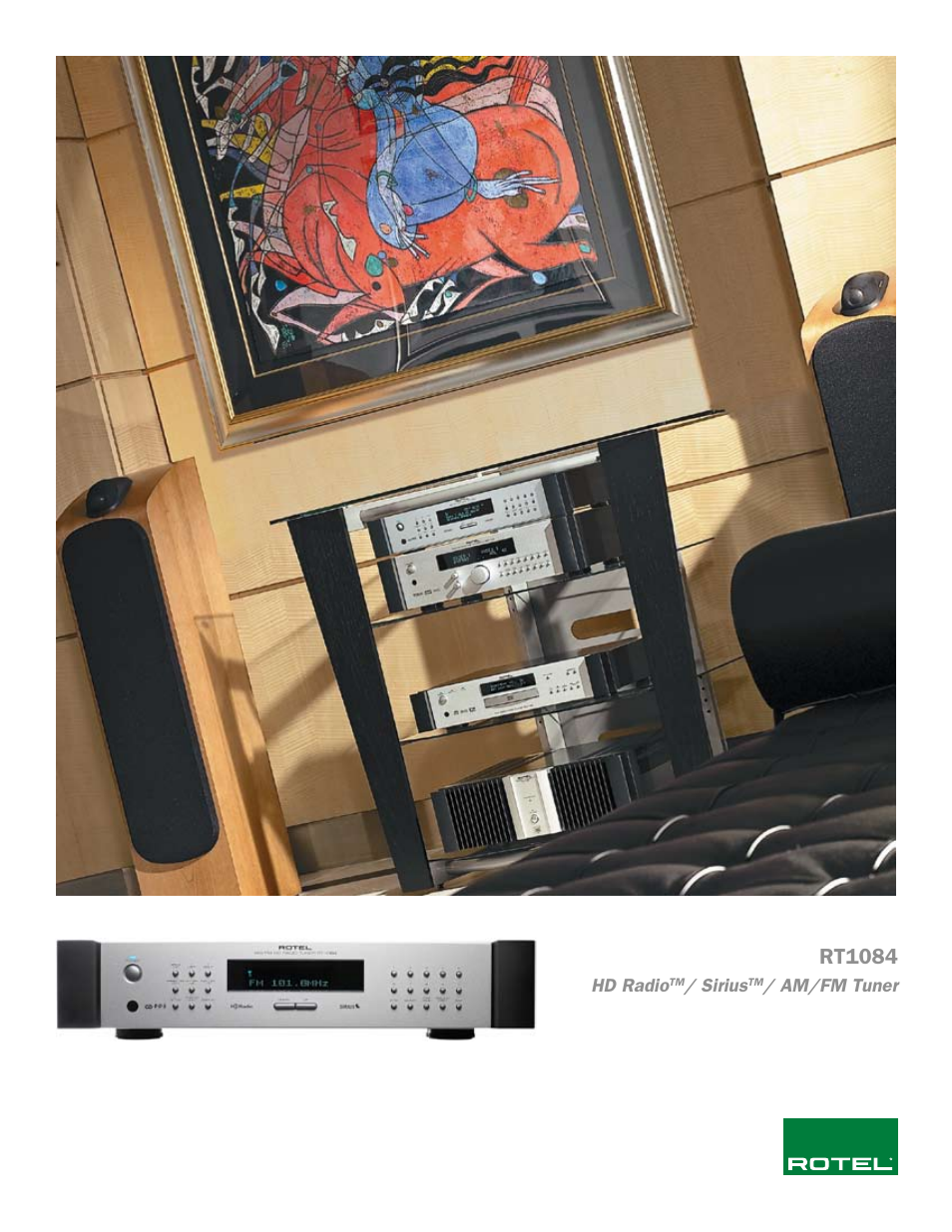 ROTEL RT1084 User Manual | 2 pages