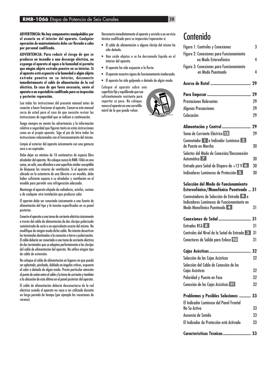 ROTEL RMB-1066 User Manual | Page 28 / 40