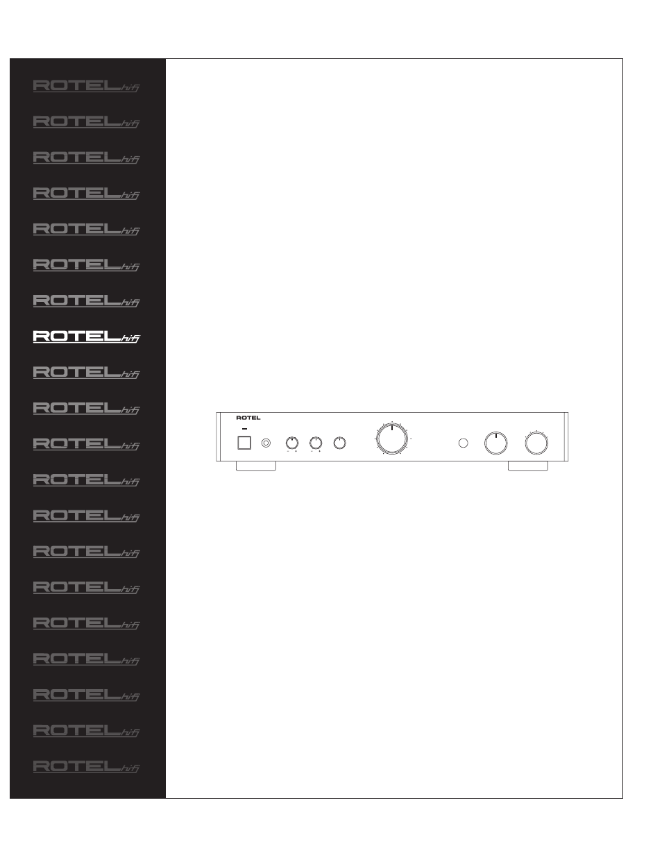 ROTEL RC-972 User Manual | 10 pages