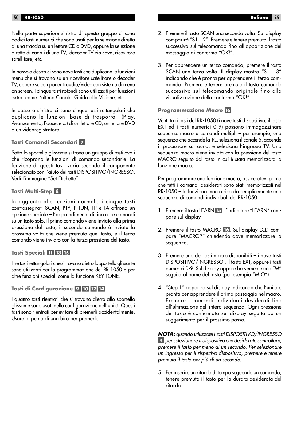 ROTEL RR-1050 User Manual | Page 48 / 50